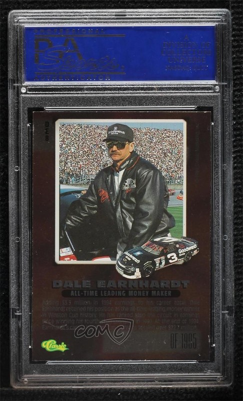 1995 Classic Images Race Reflections /1995 Dale Earnhardt PSA 10 GEM MT HOF 0s55 view 2
