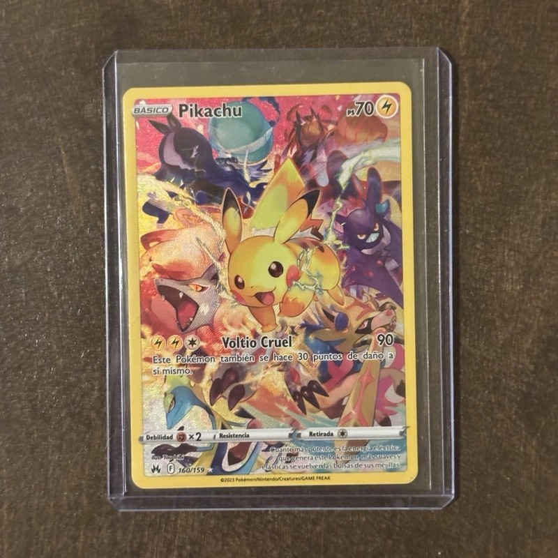 Pokémon Pikachu 160/159 SWSH: Crown Zenith Secret Rare Holo Hot Pack🔥🔥🔥