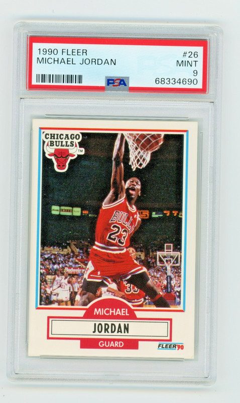 1990 Fleer Michael Jordan #26 Mint PSA 9