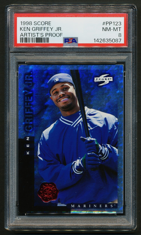 Ken Griffey Jr. 1998 Score Artist's Proof #PP123 PSA 8 NM-MT