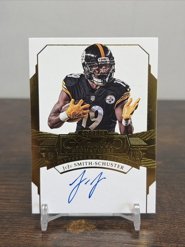 2017 Panini Flawless JuJu Smith-Schuster Black Box  1/1 Rookie Auto Steelers