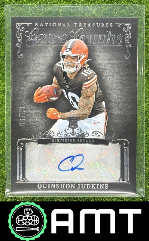Quinshon Judkins RC Auto 2025 Panini National Treasures 82/99 Genre Graphs