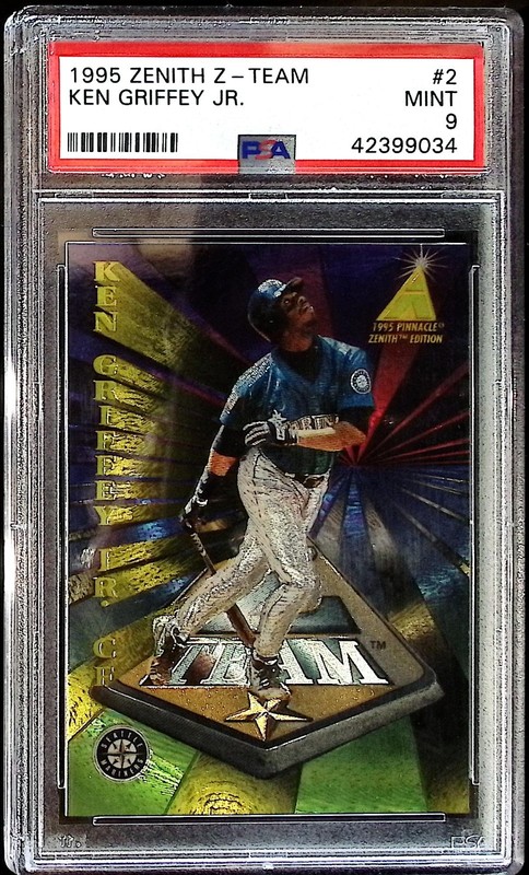 🔥 Ken Griffey Jr 1995 Zenith Z-Team #2 PSA 9 Mint Rare Insert Mariners