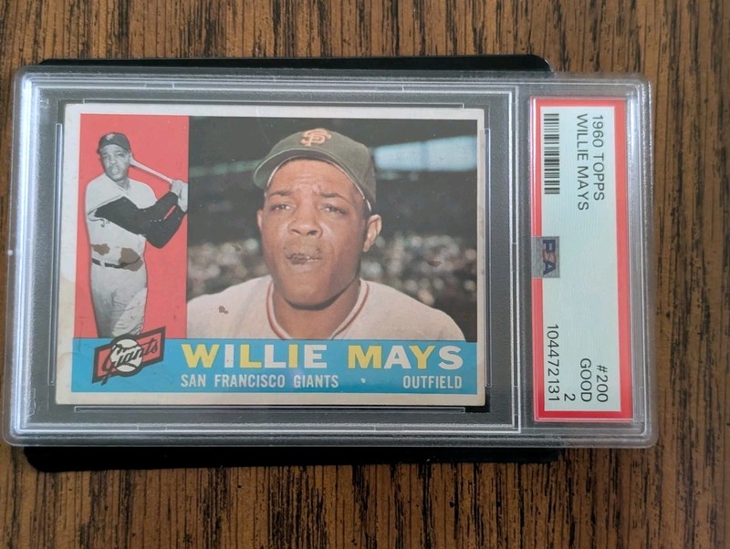 1960 Topps Willie Mays #200 PSA 2 Good San Francisco Giants HOF Vintage MLB