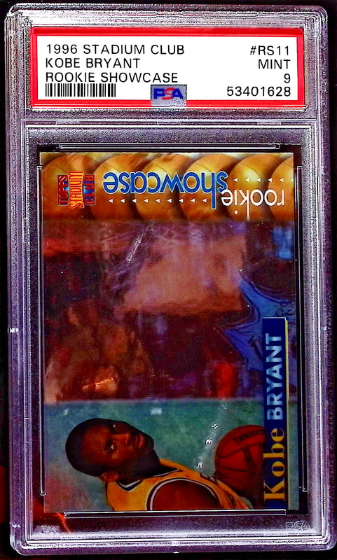 1996-97 Topps Stadium Club Rookie Showcase Kobe Bryant #RS11 (RC) PSA 9