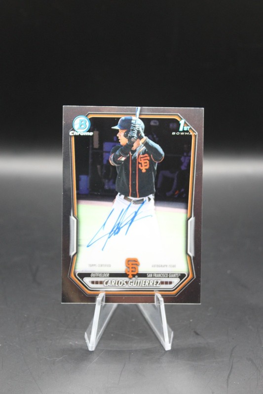 Carlos Gutierrez 2026 Bowman Chrome Auto 1st Giants