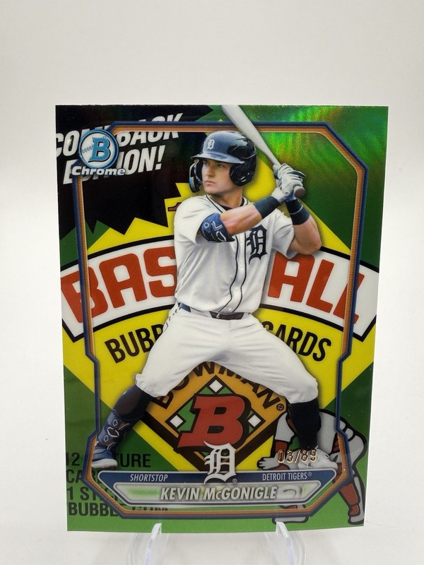 2026 Bowman Chrome Kevin McGonigle #BCP-145 Prospect PackFractor /89 SSP Tigers