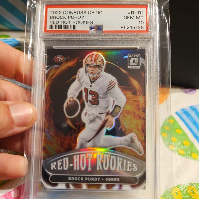 2022 Panini Donruss Optic Brock Purdy Red Hot Rookies PSA 10 Gem Mint #RHR-1
