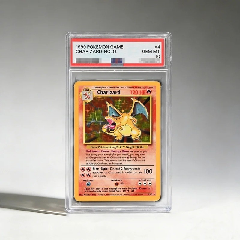 DIY PTCG Rating Card Single Card 1999 EDITION CHARIZARD-HOLO Collection Card