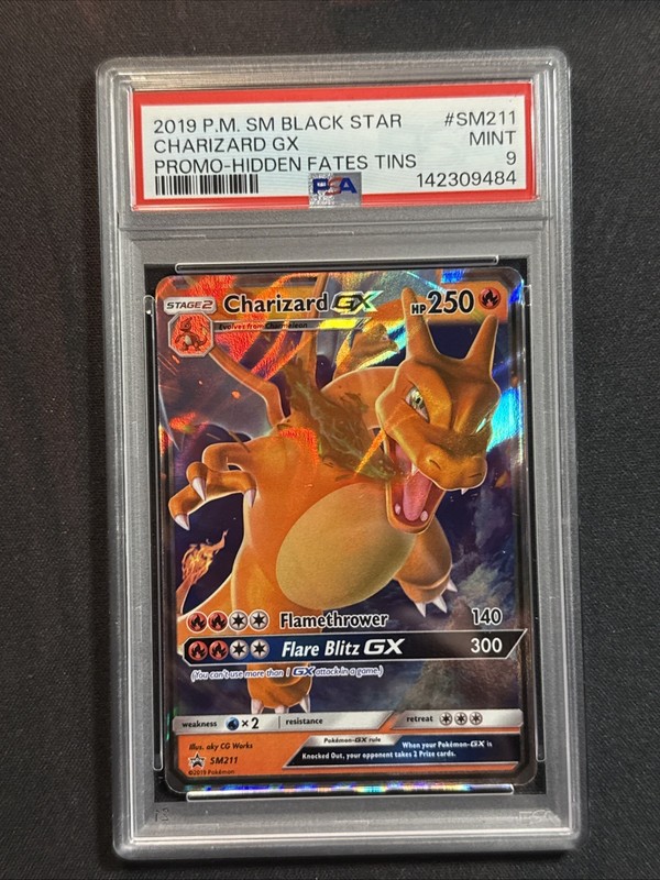 Charizard GX SM211 Black Star Promo PSA 9 MINT
