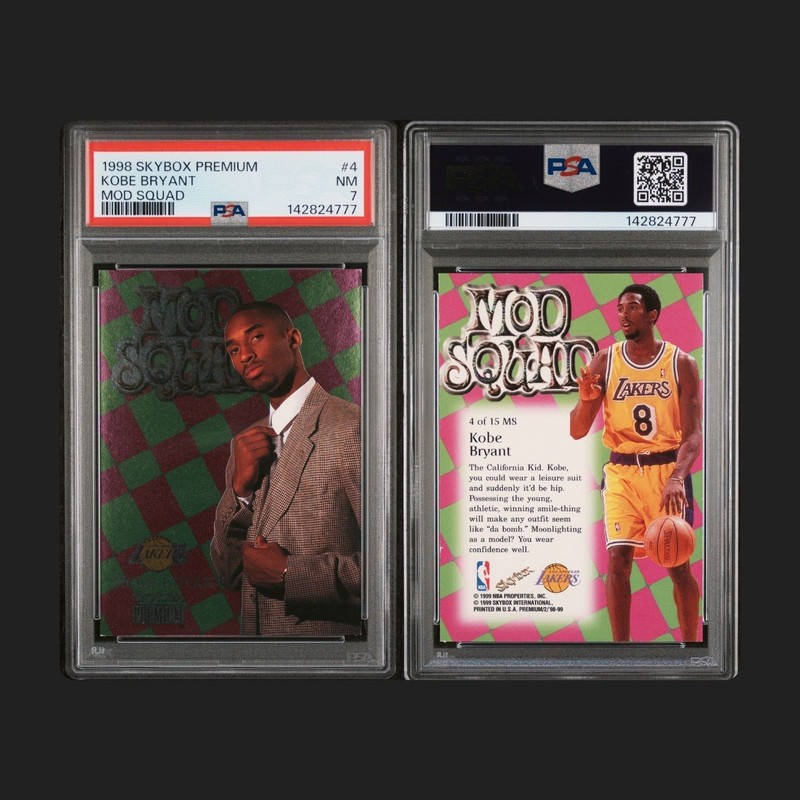 1998 Skybox Premium KOBE BRYANT Mod Squad PSA 7 NBA Los Angeles Lakers