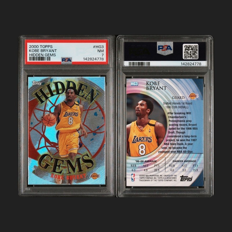 2000 Topps KOBE BRYANT Hidden Gems PSA 7 NBA Los Angeles Lakers