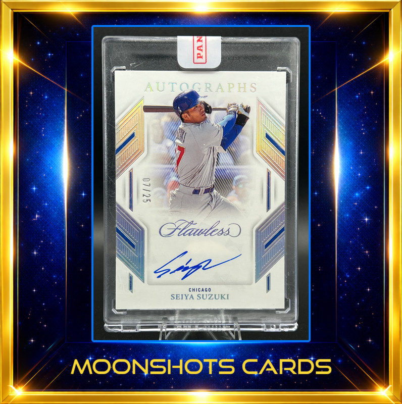 2023 Panini Flawless Autographs Seiya Suzuki /25 - Cubs