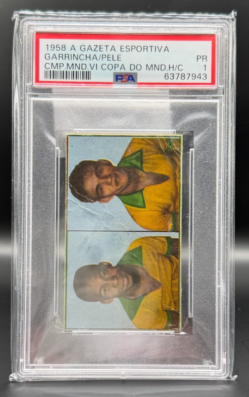 1958 Pele Rookie RC A Gazeta Esportiva Campeão Mundial VI Copa Do Mundo PSA 1 view 2
