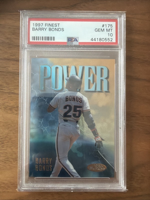 1997 Finest Rare Gold Barry Bonds #175 PSA 10