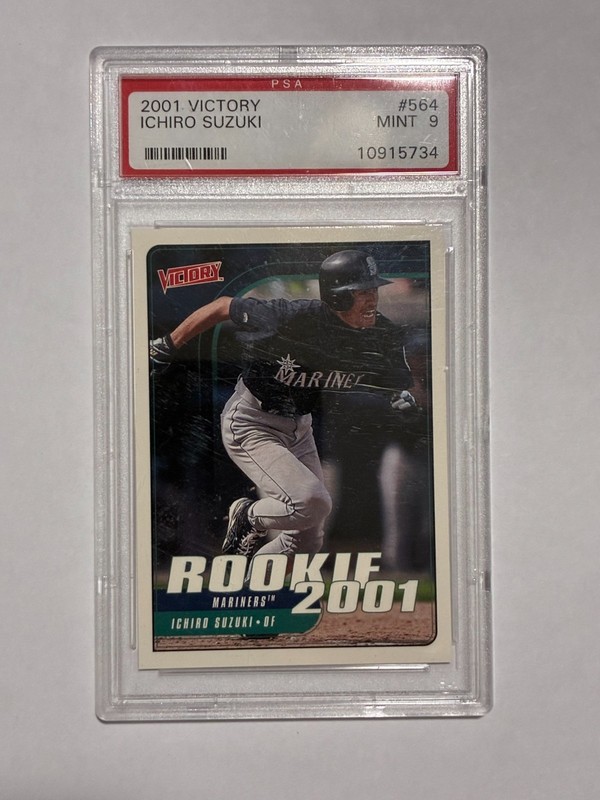 2001 UPPER DECK VICTORY ICHIRO SUZUKI ROOKIE #564 PSA 9 MINT