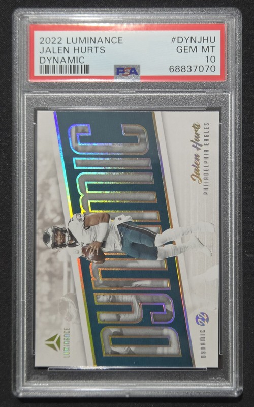 2022 Panini Luminance Dynamic Jalen Hurts #DYNJUH - PSA 10 GEM MT