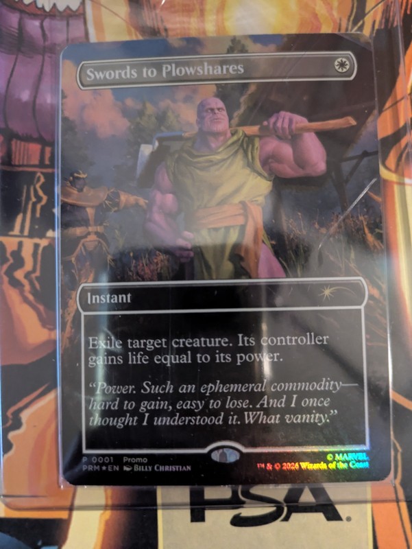 Wizards of the Coast Swords to Plowshares Promo Holo PSA Magic: The Gathering