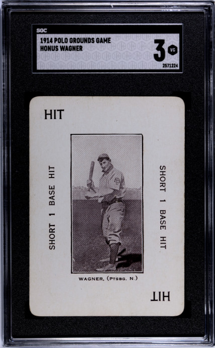 1914 Polo Grounds Game Honus Wagner SGC 3 VG