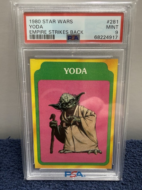 1980 Topps Star Wars Empire Strikes Back 281 Yoda PSA 9 Mint