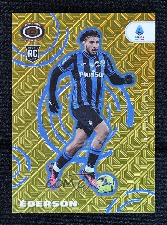 2022 Panini Chronicles Base Serie A Dynagon Gold Mojo Prizm 10/10 Ederson 18is