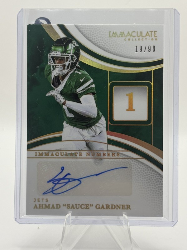 Panini 2025 Immaculate Collection Immaculate Numbers Sauce Gardner Auto 19/99