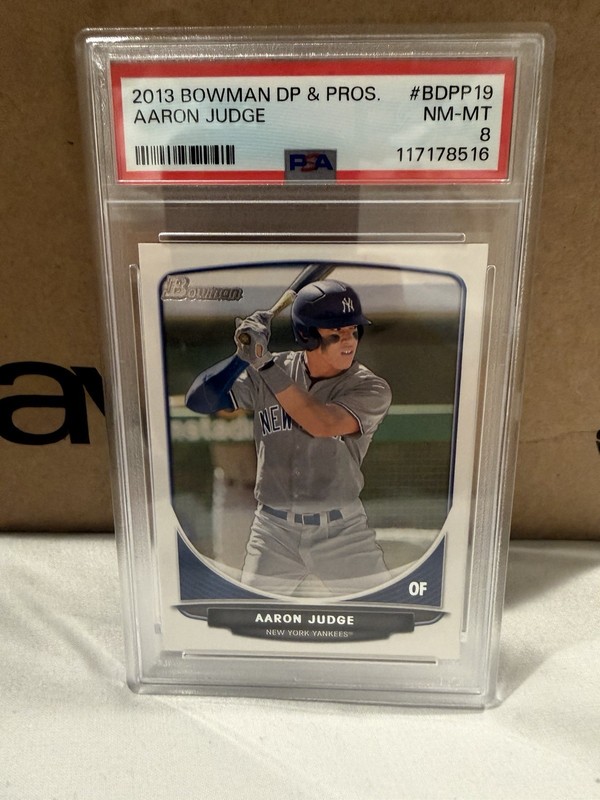 2013 BOWMAN DRAFT & PROSPECTS #BDPP19 AARON JUDGE PSA 8