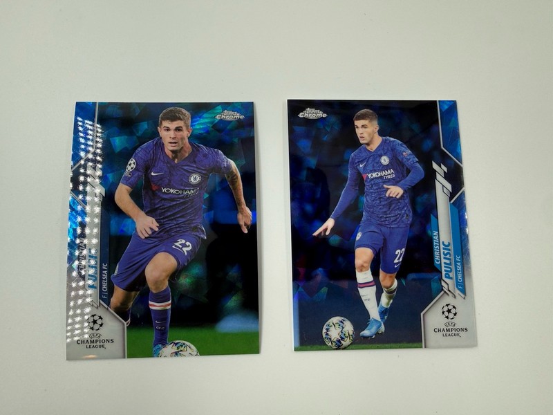 2019-20 Topps Chrome Sapphire UEFA CHRISTIAN PULISIC Variation SP & Regular #47