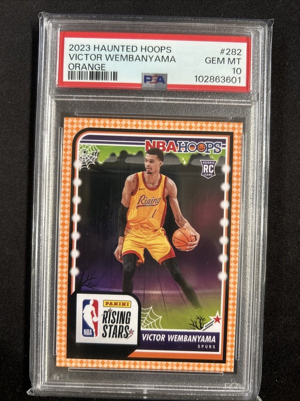 2023-24 Panini Haunted Hoops - Rising Stars Victor Wembanyama #282 (RC) PSA 10