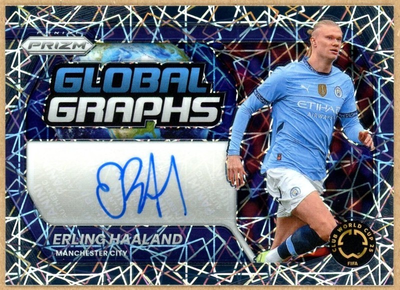 2025 Panini Prizm FIFA World Cup Global Graphs Prizms Velocity  Erling Haaland