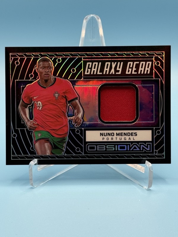 2023-24 Obsidian Soccer Galaxy Gear Nuno Mendes #6/199 (MEM)