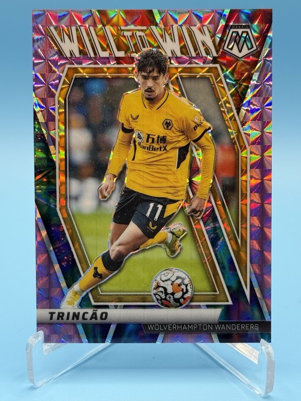 2021-22 Mosaic Premier League Will to Win Pink Mosaic Francisco Trincao #37/50