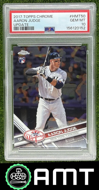 Aaron Judge RC PSA 10 2017 Topps Chrome Update New York Yankees #HMT50 0152