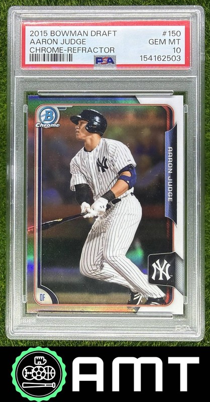 Aaron Judge PSA 10 2015 Bowman Draft Refractor Chrome New York Yankees #150 2503