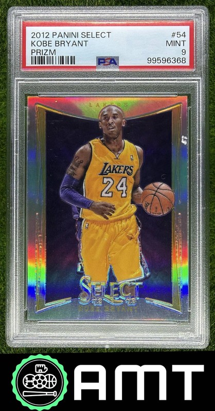 Kobe Bryant PSA 9 2012-13 Panini Select Silver Prizms Lakers 6368
