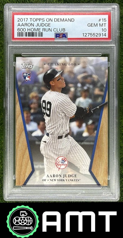 Aaron Judge RC PSA 10 2017 Topps On-Demand 600HR Club New York Yankees #15 2914