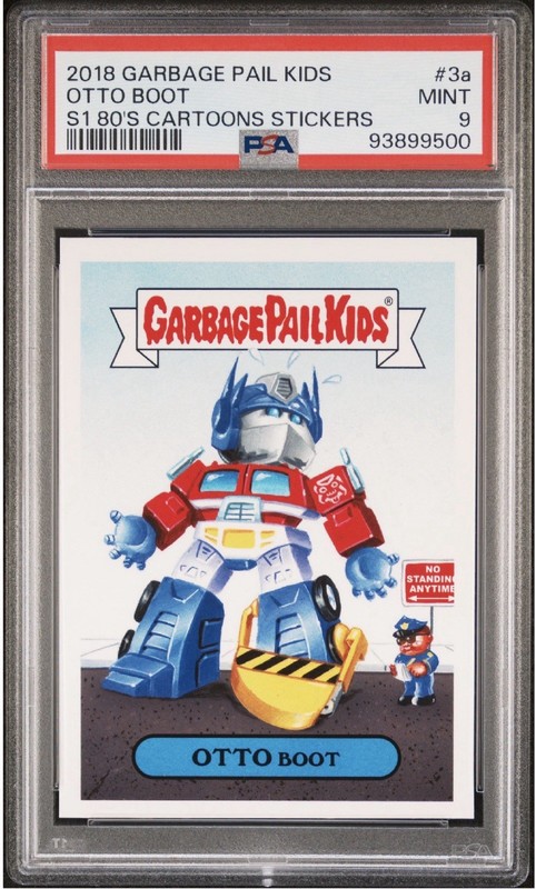 2018 Topps Garbage Pail Kids Otto Boot 3a PSA 9 Mint Transformers Quantity Avail