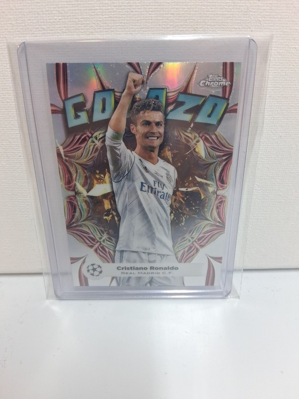 2023-24 Topps Chrome UEFA Cristiano Ronaldo Golazo #GL-2 Real Madrid