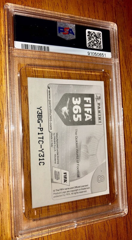 🔥Hot🔥2016 Panini FIFA MESSI/RONALDO PSA Ex 4 view 2