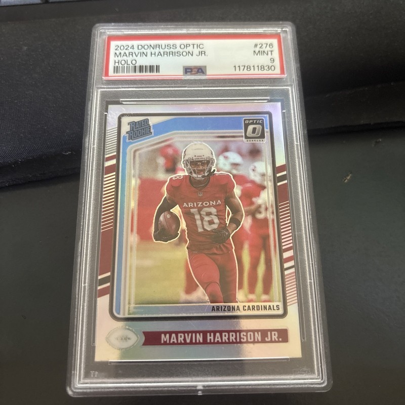 2024 Optic Holo Rated Rookie Marvin Harrison JR. PSA 9