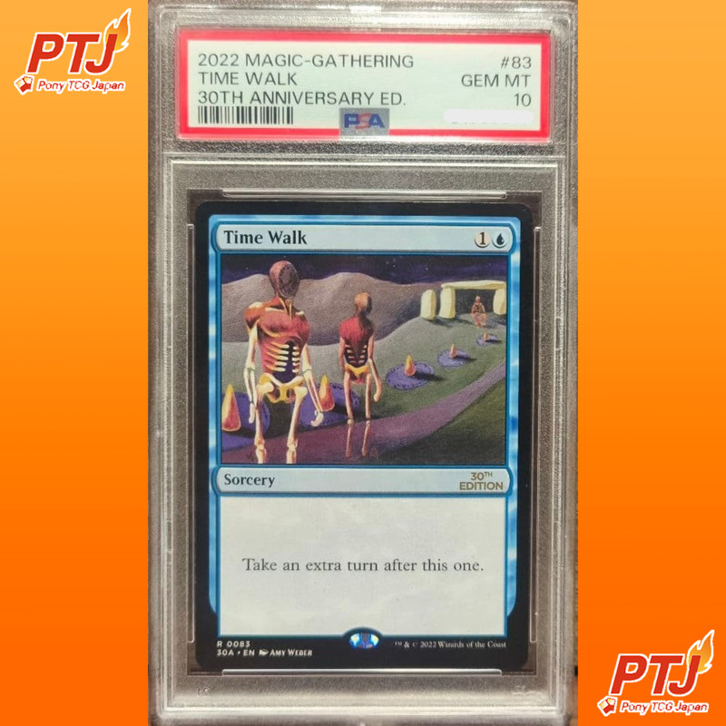 MTG Time Walk 30th Anniversary Edition Power 9 PSA 10 GEM MT #83 2022