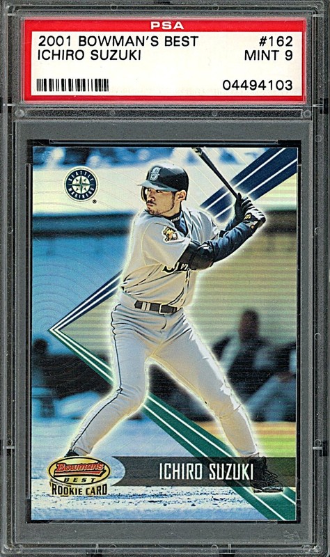 2001 Bowmans Best Ichiro Suzuki Rookie #566/2999 PSA 9