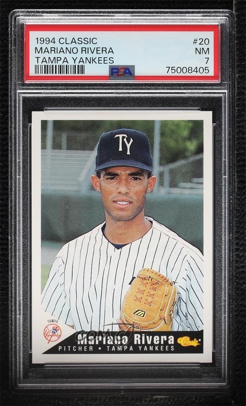 1994 Classic Tampa Yankees Mariano Rivera #20 PSA 7 HOF 7ut
