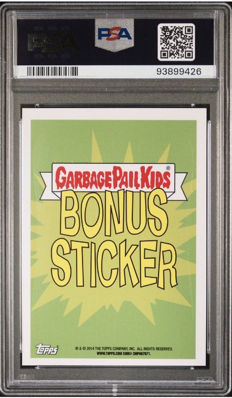 2014 Garbage Pail Kids Clown Prince #B6b PSA 8 Joker Health Ledger Qty Avl Pop 4 view 2