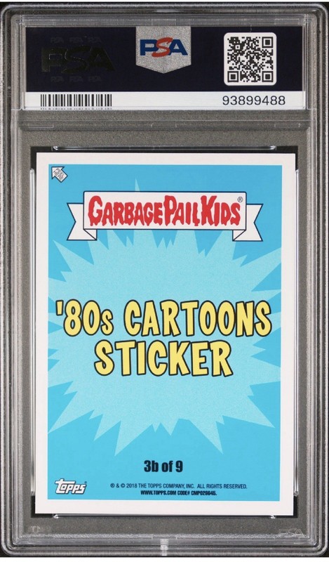 2018 Topps Garbage Pail Kids Optimus Fine 3b PSA 10 Transformers Pop 7 Prime GPK view 2
