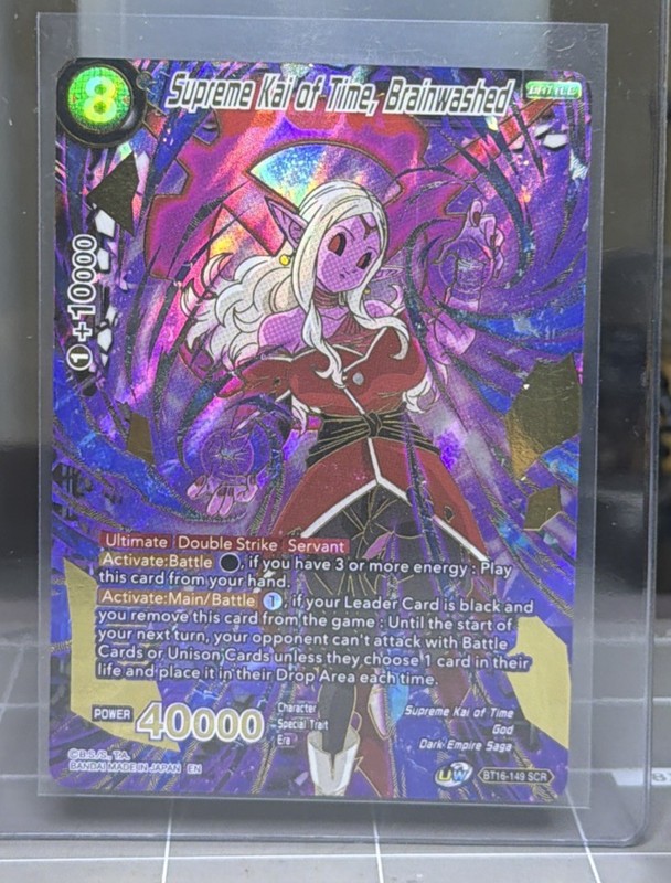 Dragon Ball Super DBS Supreme Kai Of Time, Brainwashed BT16-149 SCR 