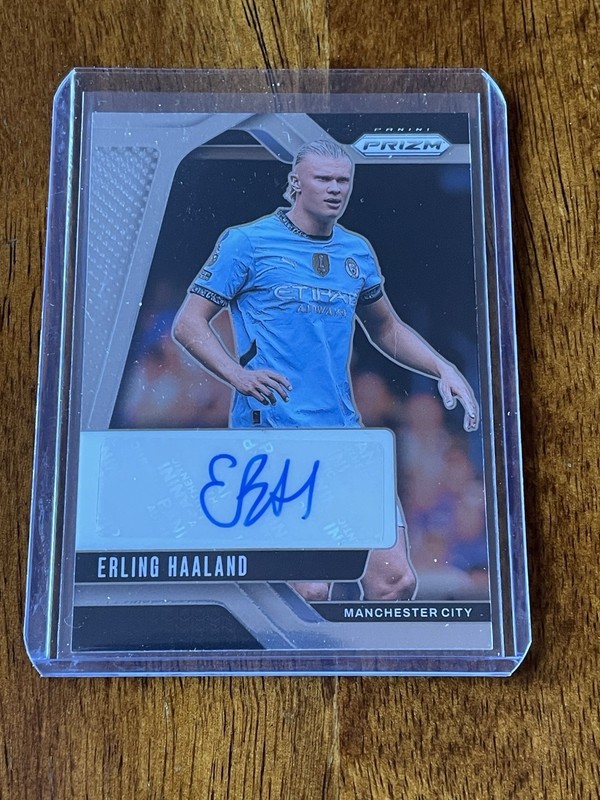 2024 Panini Prizm Premier League Signatures Erling Haaland #S-EH