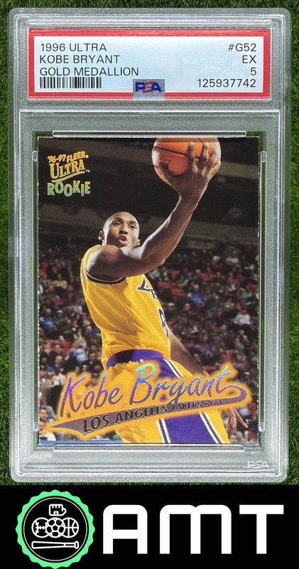 Kobe Bryant RC PSA 5 1996 Fleer Ultra Gold Medallion Lakers 7742
