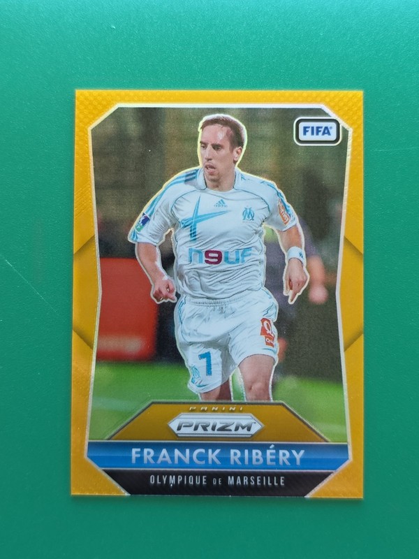 2025-26 Prizm FIFA Flashback Franck Ribery Gold /10 France Legend view 1