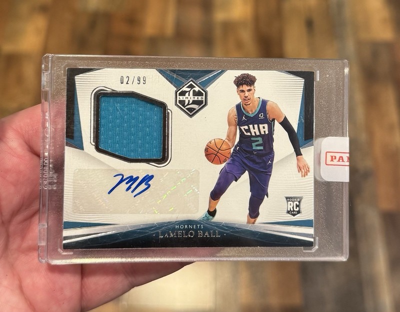 2020 Lamelo Ball Sealed Limited Rookie Patch Auto Jersey Number 02/99